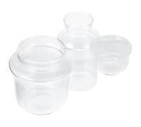 Heat Resistant Glass Sake Warmer Set, Three Piece Warm Wine Kettle | Design, Smooth Rim, Comfortable Grip, for Hot Beverages, Winter Gatherings and Special Drinking Occasions