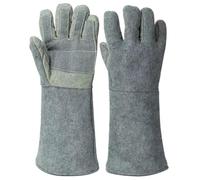 Heat Resistant Gloves for Cooking Grilling - Aramid Oven Mitts Gloves with Fingers, Thick Knit Design, Hand Protection(500℃/L/B)