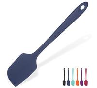Heat Resistant Large Silicone Spatula: U-Taste 315℃ Heat Proof Non-Stick Flexible Seamless Scraper, Baking Cooking Kitchen Utensil with Nylon Core for Mixing Stirring Scraping (29cm, Midnight Blue)