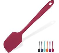 Heat Resistant Large Silicone Spatula: U-Taste 315℃ Heat Proof Non-Stick Flexible Seamless Scraper, Baking Cooking Kitchen Utensil with Nylon Core for Mixing Stirring Scraping (29cm, Red)