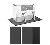 Heat Resistant Mat for Air Fryer, 2-Pack Kitchen Heat Protector Silicone Mats for Worktops with Appliance Sliders Function for Ninja Air Fryer Accessory Coffee Maker Stand Mixer Microwave, 48 x 30 cm