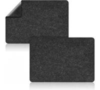 Heat Resistant Mat for Air Fryer, 2 Pcs Heat Resistant Pad Countertop Protector Mat Coffee Maker Mat for Countertops with Sliding Function for Air Fryer, Blender, Coffee Maker, Toaster