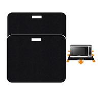 Heat Resistant Mat for Air Fryer with Sliding Function, 2 Pcs 15 * 18 in Heat Resistant Pad Caddy Countertop Protector Mat Compatible with Most XL Air Fryer Ninja Air Fryer Micro Wave Oven