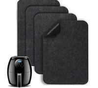 Heat Resistant Mats for Air Fryer Coffee Maker Kitchen Countertop, 4 Pcs 16 x 12 in Non-Slip Silicone Appliance Slider for COSORI Ninja Foodi Air Fryer Toaster Oven Blender