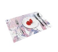 Heat Resistant Non-Slip Placemats Set of 4 PCS, Native American Dream Catcher Printed Dining Table Mats Washable Kitchen Place Mats for Indoor & Outdoor