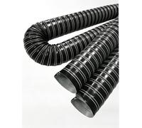 Heat Resistant Silicone Brake Cooling Air Duct Hose 20-400mm | Flexible silicone air duct for hot/cold airflow, exhaust, drying, ventilation and engine preheating(3.28ft,38mm/1.50in)