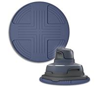 Heat Resistant Silicone Hot Pads for Ninja Crispi Air Fryer FN101GY/FN101CGY- Fireproof Trivet Mat for Ninja Crispi Accessories, Non-Slip Air Fryer Stand Holder, Protective Kitchen Aid (Dark Gray)