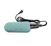 Heat Resistant Silicone Mat Pouch for Hair Styling Tools, Curling & Flat Irons Non-Slip Travel Cover, Small Portable Straightener Pad for Curler Wands Storage, Hot Waver (Green)