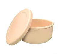 Heat Resistant Silicone Snack Boxes with Lids Perfectly Designed for Hot or Cold Foods (apricot)