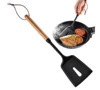 Heat Resistant Silicone Spatulas - Heat Resistant Spoon with Drawstring,Silicone Spatula Spoon For Kitchen - For Scraping Home Restaurant Vegetables Meats