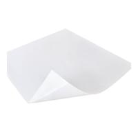 Heat Resistant Silicone Sponge Sheet, 1pc Elastic Silicone Rubber Shock Absorbing Pad Multicolor Multiple Sizes Oil Resistant(White,300 * 300 * 4MM)