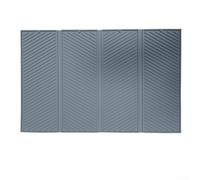 Heat Resistant Silicone Trivet Mat 58x38cm Foldable Design(Gray)