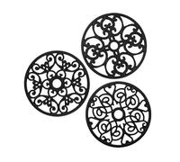 Heat Resistant Silicone Trivet Mats for Hot Dishes | Non-Slip Flexible, Protects Table & Countertop, For Pots Pans Teapots, Modern Kitchen Decor