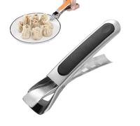 Heat-Resistant Stainless Steel Anti-Scald Tongs, 2025 New Kitchen Silicone Tongs, Cooking Tongs for Moving Hot Plate or Bowls with Food Out from Instant Pot Microwave Oven (Black)