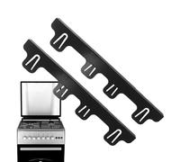 Heat Resistant Stainless Steel Stove Seam Covers | 2-Pack Oven & Counter Side Seam Guards for Kitchen, Stove Top and Counter Filler, Ideal for Home Use and Easy Cleaning