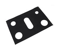 Heat Resistant Stove Liner Reusable PTFE Gas Range Cover Protector Easy to Integrated with Stove Ideal Fit for Gas Range(Black)
