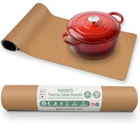 Heat Resistant Table Runner - Waterproof, Trivet Runner, Heat Proof Table Protector, Trivet Table Runner, Ideal for Gifting, Mother-in-Law Gift, All-Natural Cork Table Runner by Rimona's