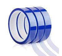 Heat Resistant Tape,3 PCS Sublimation Tape Thermal Tape Heat Transfer Tape Insulation Tape High Temperature Tape Blue Heat Tape for Electric Task 3D Printers Solder Painting and Packing Fixing