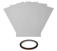 Heat Resistant Tape Sublimation 5 Rolls for Heat Pressing Materials 7/8 2mm