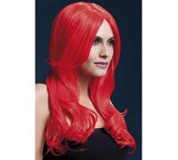 Heat Resistant Wig Washable Styleable Ladies Wig Fancy Dress Khloe Wig Red