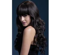 Fever Women's Isabelle Wig, One Size, Brown - wig fever isabelle brown 26inch66cm smiffys fancy dress
