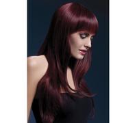 Heat Resistant Wig Washable Styleable Ladies Wig Fancy Dress Wig Sienna Cherry