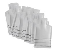 Heat Sealed Sample Pouch - Heat Sealed Bottle Shape Packaging Bags | Refillable Waterproof 100pcs for Shower Gel, Shampoo, Cosmetics, Outdoor Travel, 7.5 x 13 cm, Se référer au descriptif, Refer to
