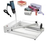 Heat Sealer and Shrink Gun Adjustable Machine, 1800W with 1-9 Temperature Levels, Bladeless Design for Packaging PE/POF Film, 45cm Impulse Sealer