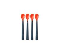 Heat Sense Weaning Spoons with BACSHIELD Antibacterial Technology and Long Anti-Slip Handles, 4m+, Pack of 4