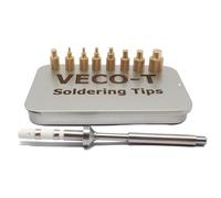 Heat Set Insert Tool,Soldering Iron Tips Come with Thread inserts M2 M2.5 M3 M4 M5 M6 M7 M8,Compatibe with TS100 TS101 Soldering iron,3D Printing Tools