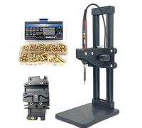 Heat Set Insert Tool with M2-M8 Insert Tips and 60W Digital Soldering Iron and 380 Pcs Kit Threaded Inserts for Threaded Inserts for Plastic and 3D Printing Components