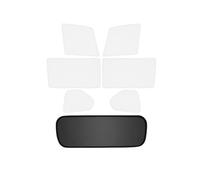 Heat Shield for Hot Weather Car Front Rear Side Back Window Sun Visor Sunshade Privacy Curtain For Skoda Rapid Spaceback(Back Windshield)