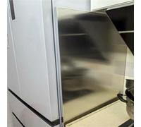 Heat Shield Fridge Thermal Panel, Stainless Steel Refrigerator Heat Shield Board Multiple Sizes for Microwave Oven Grill(L W 110cm x 70cm)