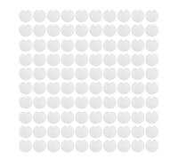 Heat Shield Guards For Hair Extension, 100pcs Hair Protective Shield For Quick Weave Heat Shield Guards Salon Single Hole Spacer Template For Hair Extension Bonding and Styling