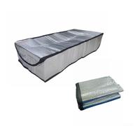 Heat Shield Insulation Cover for Attic Door and Staircase, Aluminium Foil Thermal Barrier Reducing Heat Loss, Dust Protection, Fits 138 x 63.5 x 28 cm