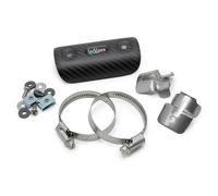 Heat Shield LeoVince Exhaust Cover universal Carbon, small for LV-X