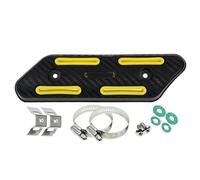 Heat shields Exhaust Protector Cover Motorcycle Exhaust Heat Shield PPS Plastic Muffler Anti-Scalding Guard Cover Fit For Honda Fit For Yamaha(Yellow)