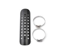 Heat shields Fit For Honda Fit For Suzuki Fit For Yamaha Universally Exhaust Protector Heat Shield Cover Muffler Anti-Scalding Cover Exhaust Heat Shield(2)