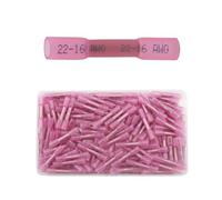 Heat Shrink Butt Connectors Kit,150 Pcs Red Electrical Wire Crimp Terminals