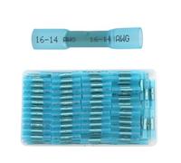 Heat Shrink Butt Connectors Kit,150Pcs Blue Electrical Wire Crimp Terminals