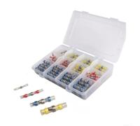 Heat Shrink Butt Connectors Solder Ring Auto Electrical Kit(600PCS) | Built-in solder ring, dual seals, IP67 waterproof rating, protects against rust, for durable joint