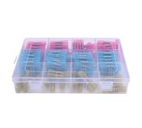 Heat Shrink Butt Terminal Nylon Waterproofing Wire Crimp Terminals Butt Splices for Marine Automotive Boat Truck (200pcs)
