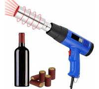 Heat Shrink Gun for Wine Bottle Capsules, Handheld PVC Capsule Sealing Machine, 50mm Wraps for Easy Heat Shrink Application