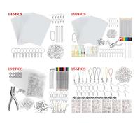 Heat Shrink Plastic Sheets Set Shrinky Art Film Paper Heat for DIY Keychain Ornaments Creative Craft Embellishment Scrapbooking 145 Pieces