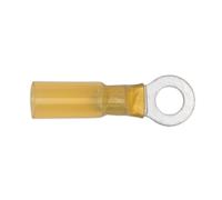 Sealey Heat Shrink Ring Terminal YTSR2564 6.4mm Yellow Pack of 25
