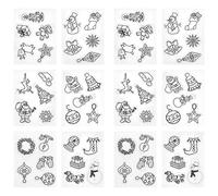 Heat Shrink Sheets Crafting Kit Patterned DIY Accessories For Key Chains Ornaments High Quality Bops Material Festive Full Of Fun