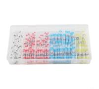 Heat Shrink Solder Connectors 200 Pcs Waterproof Butt for splice Wire Terminals for Automotive Marine Electrical Wiring