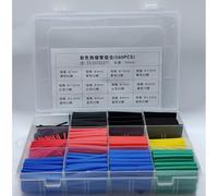 Heat Shrink Tube Assortment Kit - 280/560/580pcs Premium Flame-Retardant Rubber Sleeve Set for Cable Insulation & Repair, -55°C to +125°C(560pcs)
