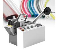 Heat-Shrink Tube Cutting Machine - 3000 Cuts/Hour, 0.1mm Precision, 300w Electric Pipe Cutter with LCD Display and Auto-Stop for Rubber & Plastic Tubes