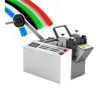 Heat-Shrink Tube Cutting Machine - Fully Automatic with Auto-Stop & LCD Display, Cuts 3 Tubes at Once, 34 M/Min Speed, 0.1mm Accuracy for Sleeves and Tapes